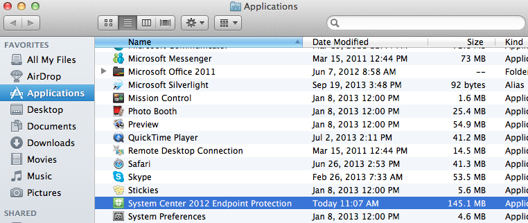 is system center 2012 endpoint protection for mac good?
